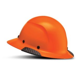 LIFT Safety DAX Hi-Vis Yellow Full Brim Hard Hat With Ratchet Suspension - ANSI Class G, Model HDF-18HV