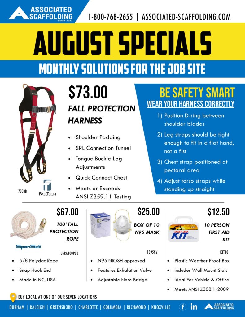 August Safety Sale