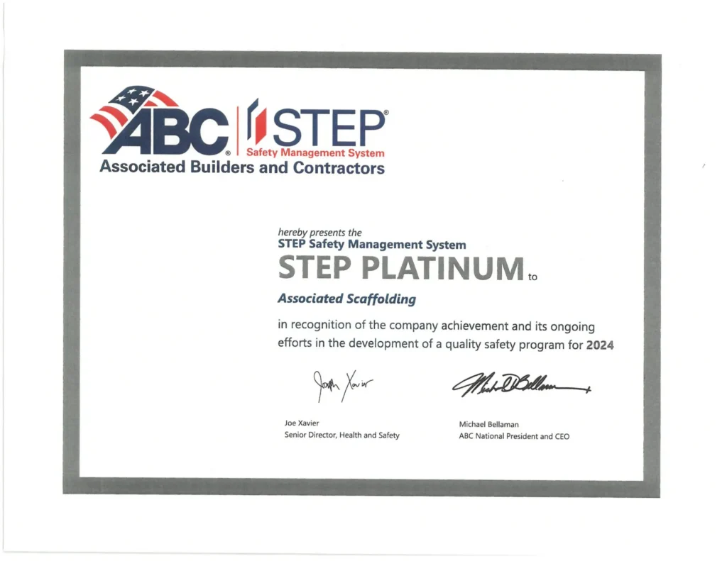 ABC STEP Platinum Recognition